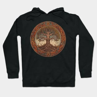 Celtic Tree Of Life Oak Sacred Tree Hoodie